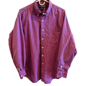 RALPH LAUREN EUC MENS COTTON SHIRT TOPS SHIRTS SUMMER CASUAL SPRING FALL SIZE L